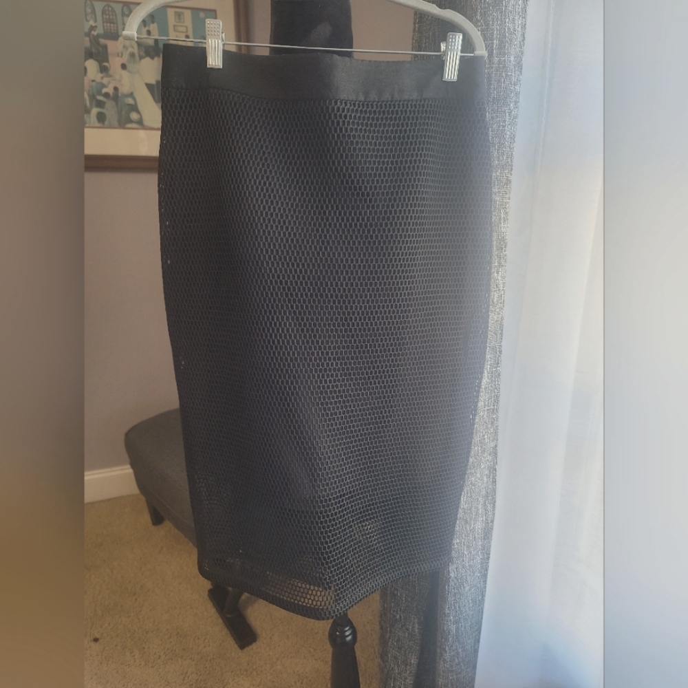 Fishnet Pencil Skirt, size 8